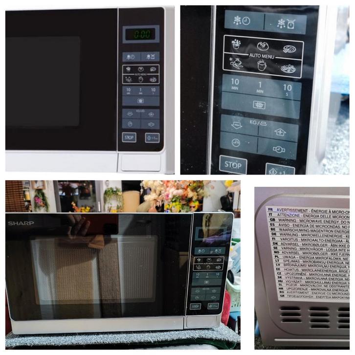 Sharp R-242 WW - solo microwave - freestanding - magnetron, Witgoed en Apparatuur, Magnetrons, Vrijstaand, Magnetron, Draaiplateau