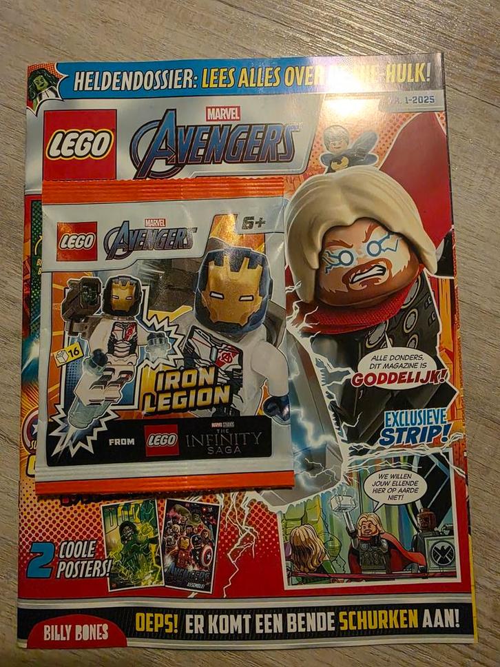 Lego Marvel Avengers Iron Legion Tijdschrift + Polybag, Kinderen en Baby's, Speelgoed | Duplo en Lego, Nieuw, Ophalen of Verzenden