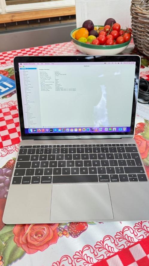 Macbook 12", Computers en Software, Apple Macbooks, Zo goed als nieuw, MacBook, 12 inch, Minder dan 2 Ghz, 512 GB, 8 GB, Qwerty
