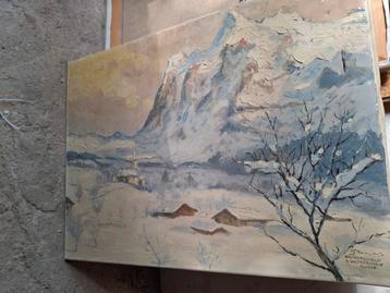 Schilderij Grindelwald Zwitserland Gerhard Cohn Roemers beschikbaar voor biedingen