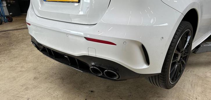 Mercedes A-Klasse W177 A45s diffuser voor achterbumper, Auto-onderdelen, Carrosserie en Plaatwerk, Bumper, Mercedes-Benz, Gebruikt