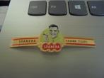 Oude sigarenband Spanera Havana Cigars met rokende man, Ophalen of Verzenden, Zo goed als nieuw, Sigarenbandjes