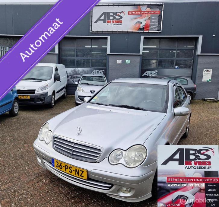 Mercedes C-klasse 180 K. Classic AIRCO CR CONT APK JUNI 2026, Auto's, Mercedes-Benz, Particulier, Te koop, C-Klasse, ABS, Airbags