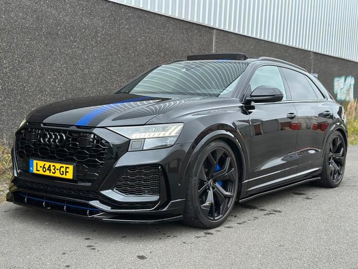 Audi Q8 Rsq8 Quattro 600PK Tiptronic 2021 Zwart, Auto's, Audi, Bedrijf, Q8, 360° camera, 4x4, ABS, Achteruitrijcamera, Adaptieve lichten