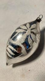 Vintage antieke kerstbal, pegel zilver, Diversen, Kerst, Ophalen of Verzenden, Zo goed als nieuw