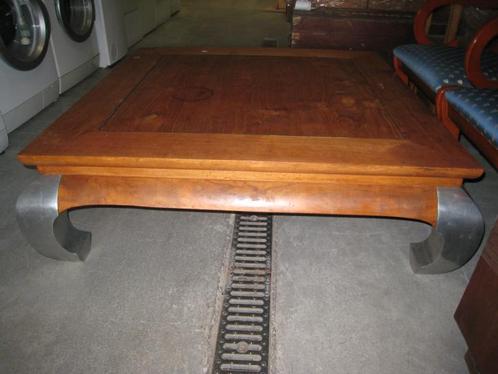 Moderne opium salontafel in teak, Huis en Inrichting, Tafels | Salontafels, Gebruikt