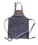 Boretti Kookschort / BBQ schort / keukenschort, Ophalen of Verzenden, Nieuw, Blauw, Schort