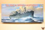 Trumpeter 1/700 SS John W Brown Liberty Ship, Overige merken, 1:200 of kleiner, Nieuw, Ophalen of Verzenden