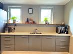 Keuken compleet grijs met bosch solitaire rvs kookfornuis, Huis en Inrichting, Keuken | Complete keukens, Ophalen, Gebruikt, Graniet of Steen