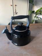 Le Creuset fluitketel zwart, Witgoed en Apparatuur, Waterkokers, Ophalen of Verzenden, Gebruikt