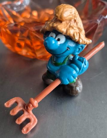 Smurf Tuinman - Schleich Peyo 1982 beschikbaar voor biedingen