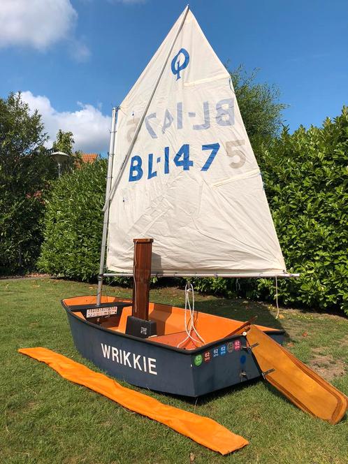 Optimist opknapper of voor tuigage/onderdelen, Watersport en Boten, Bootonderdelen, Gebruikt, Tuigage en Masten, Zeilboot, Ophalen