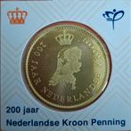 200 Jaar Nederlandse Kroon Penning - Coincard, Postzegels en Munten, Munten | Nederland, Ophalen of Verzenden
