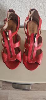 No stress sandalet. Met 37., Kleding | Dames, Schoenen, Ophalen of Verzenden, Zo goed als nieuw, Rood