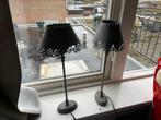 Set van 2 decoratieve tafellampen, Huis en Inrichting, Lampen | Tafellampen, Ophalen of Verzenden, Gebruikt, Metaal, 75 cm of meer