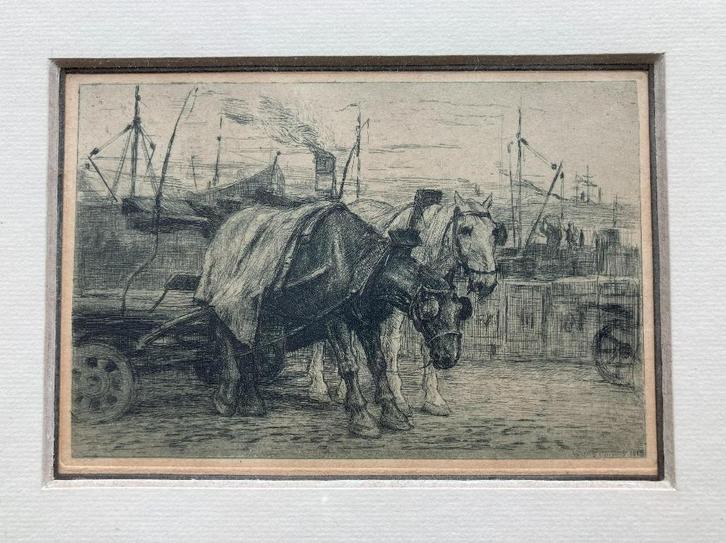 Ets van Waalko Jans Dingemans (Sr.) (1773-1925), Antiek en Kunst, Kunst | Etsen en Gravures, Verzenden