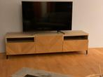 Ikea tv meubel, wit gelazuurd eiken, Huis en Inrichting, Kasten | Televisiemeubels, Ophalen, Zo goed als nieuw