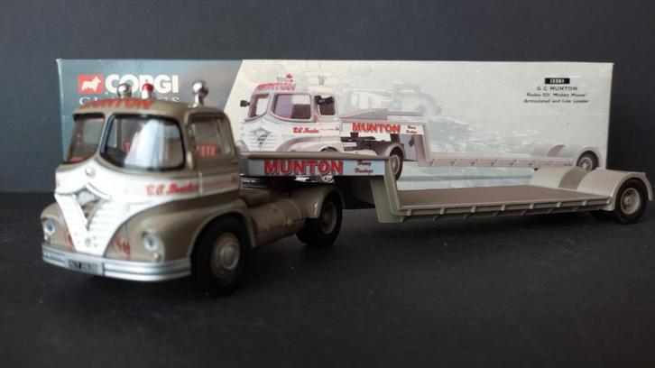 Foden S21 Mickey Mouse Low Loader Munton 1:50 Corgi Pol, Hobby en Vrije tijd, Modelauto's | 1:50, Nieuw, Bus of Vrachtwagen, Ophalen of Verzenden