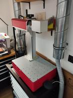 20W Fiber Laser MOPA Nieuwstaat + Rotatiemodule, Ophalen