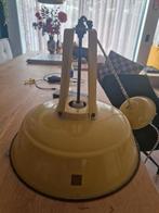 HK living lamp industrieel geel, Huis en Inrichting, Lampen | Hanglampen, Ophalen of Verzenden, Gebruikt, Minder dan 50 cm