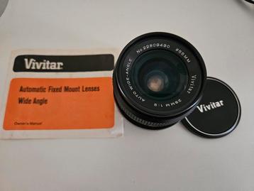 Vivitar 28mm f/2 Wide Angle Lens beschikbaar voor biedingen