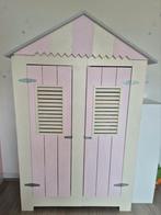 Strandhuisje Kledingkast - Handgemaakt, Kinderen en Baby's, Kinderkamer | Commodes en Kasten, Ophalen, Gebruikt, Kast, 50 tot 70 cm