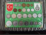 Turkse munten / Lira verzameling in mapje, Ophalen of Verzenden, Munten, Buitenland