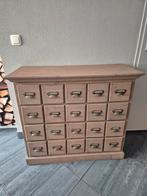 Landelijk sober ladekast dressoir., Ophalen, 5 laden of meer, 50 tot 100 cm, Minder dan 100 cm