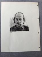 Aat Veldhoen Offset Prent 1960 portret Metten Koornstra, Verzenden