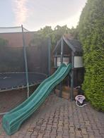 Speelhuis met glijbaan en eventueel duikelrek en extra trap, Kinderen en Baby's, Speelgoed | Buiten | Speeltoestellen, Ophalen