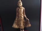 Boeddha, hout, beeld, Koning, Thailand, tafel, Ophalen of Verzenden