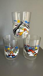Reims France glaasjes ‘wintersport’, Verzamelen, Glas en Borrelglaasjes, Ophalen of Verzenden, Zo goed als nieuw, Frisdrankglas
