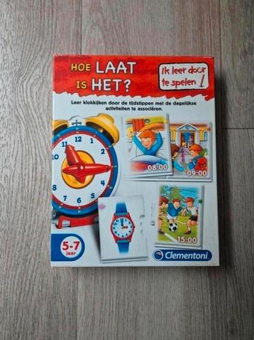 Clementoni hoe laat is het? Leer klokkijken

 beschikbaar voor biedingen