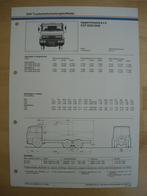 DAF FAT 2500 DHS Technische Specificatie Folder 1982 – 6x4, Ophalen, Zo goed als nieuw, Overige merken, DAF Trucks