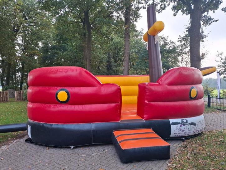 Springkussen Piraat - te koop, Kinderen en Baby's, Speelgoed | Buiten | Springkussens, Gebruikt, Ophalen