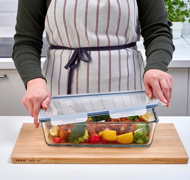 IKEA glass containers 3pcs 3.1L | glazen voedselcontainers, Huis en Inrichting, Keuken | Keukenbenodigdheden, Nieuw, Ophalen