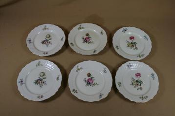 6 Royal Copenhagen gebaksbordjes 1953 beschikbaar voor biedingen