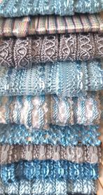 prachtig vintage grijs, turkoois pakket sierband., Ophalen of Verzenden, Nieuw, Kant