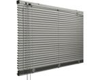 SOLUNA Aluminium jaloezie 25 mm grijs 140x240 cm, Ophalen, 100 tot 150 cm, Zo goed als nieuw, Grijs