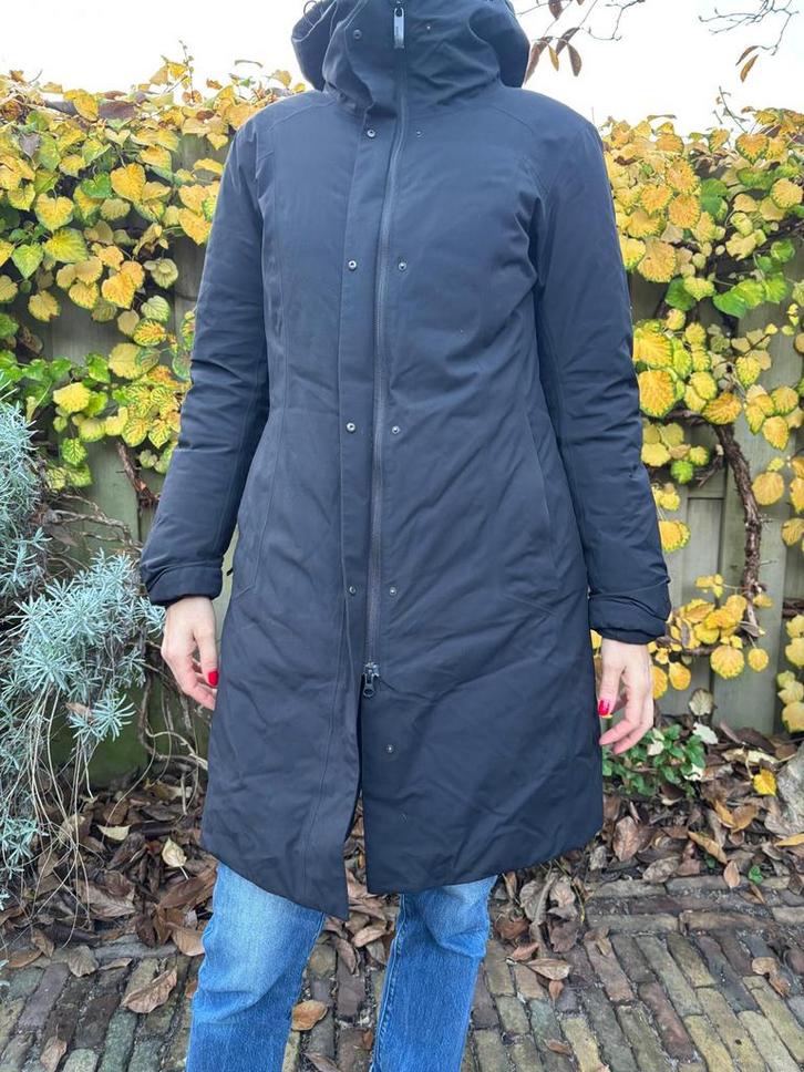 Arc'teryx Petera Parka Dames, Kleding | Dames, Jassen | Winter, Zo goed als nieuw, Maat 36 (S), Zwart, Ophalen of Verzenden