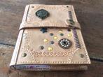 Nieuw leer leren notitieboek notebook vintage look 001, Verzenden, Nieuw, A6