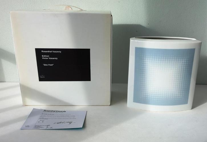 Victor Vasarely-Rosenthal Vaas-Das Feld, Antiek en Kunst, Kunst | Designobjecten, Ophalen of Verzenden