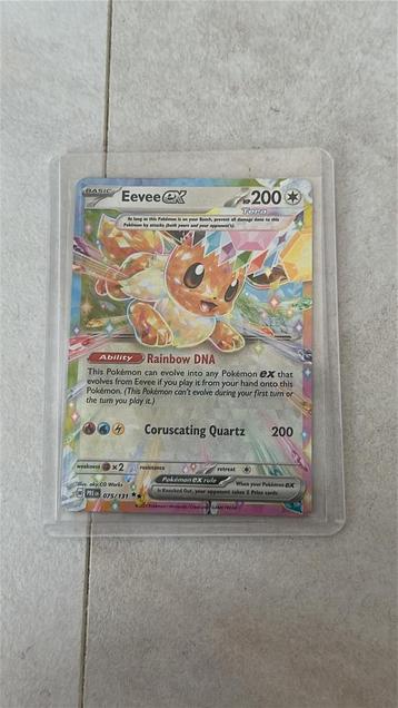 Eevee ex – Tera Full Art (075/131) in topstaat beschikbaar voor biedingen