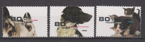 1998 Natuur en Milieu Honden katten 1779-1781 postfris, Postzegels en Munten, Postzegels | Nederland, Postfris, Na 1940, Verzenden