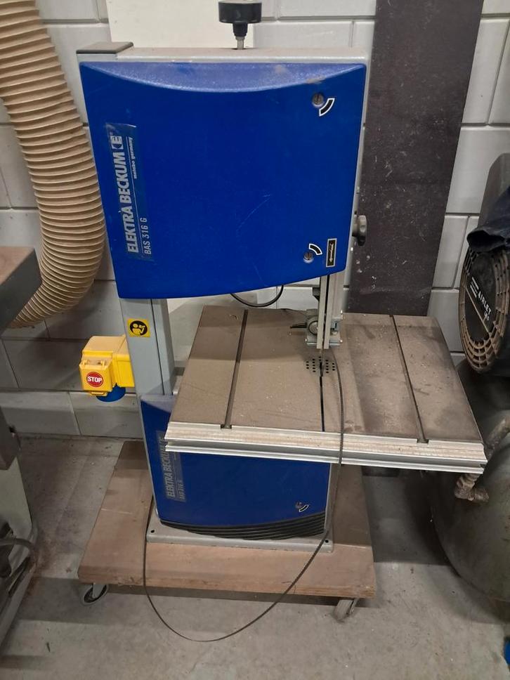 Elektra Beckum Lintzaag BAS 316G - Nieuwe Snaar!, Doe-het-zelf en Verbouw, Gereedschap | Zaagmachines, Gebruikt, Lintzaag, Ophalen of Verzenden