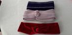 3 haarbanden, blauw, beige, rood, Ophalen of Verzenden, Zo goed als nieuw, Sjaal