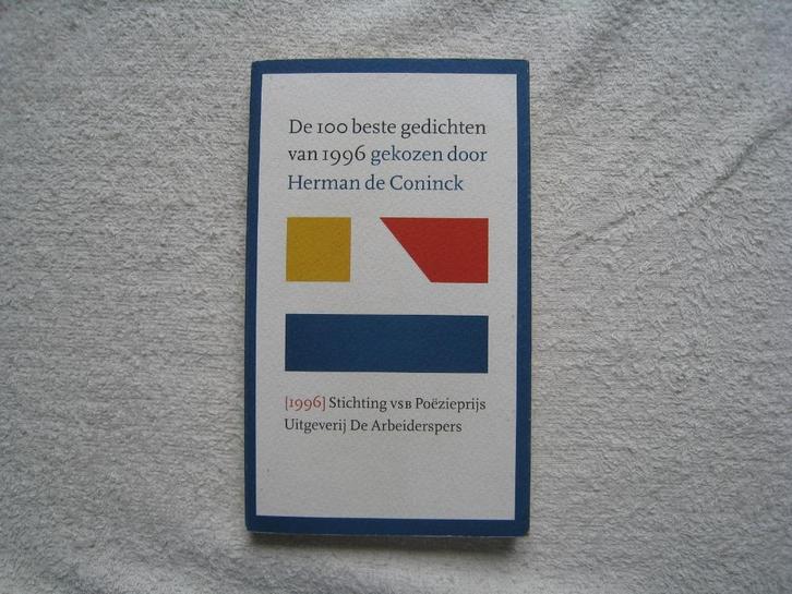 De 100 beste gedichten van 1996 van Herman de Conick, Boeken, Gedichten en Poëzie, Gelezen, Ophalen of Verzenden