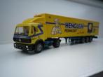 Herpa Mercedes SK dichte trailer Henglein, Ophalen of Verzenden, Gebruikt, Bus of Vrachtwagen, Herpa