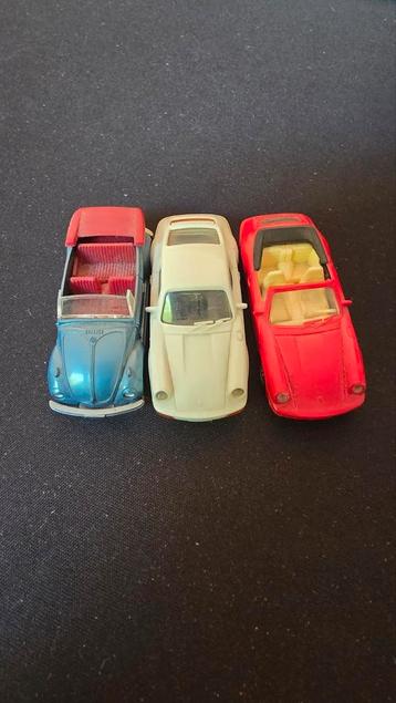 3x Wiking modelauto's voor bij je H0 treinbaan. beschikbaar voor biedingen