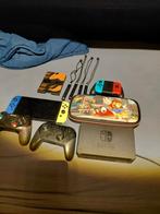 Nintendo switch met 4 controlers 2 pro controlers en extra's, Gebruikt, Gekoppelde computers, Overige genres, Ophalen of Verzenden